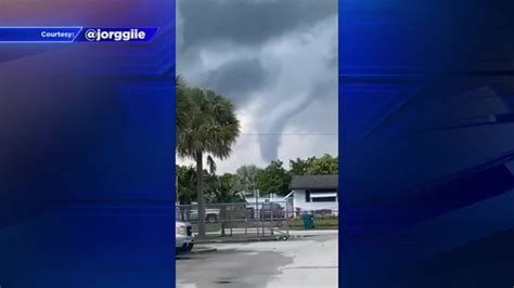 Possible tornado spotted in SW Miami-Dade as stormy weather batters South Florida